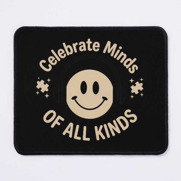 Item preview, Celebrate Minds of All Kinds Smiley designed and sold by Andreahuebos.