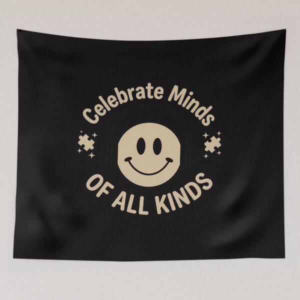 Item preview, Celebrate Minds of All Kinds  Smiley  designed and sold by Andreahuebos.
