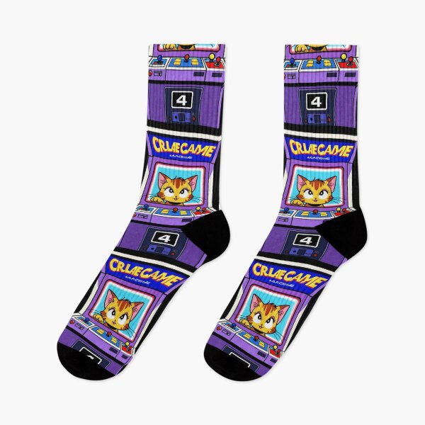 Item preview, Retro Gaming - Cat Arcade Cabinet Blue Marquee designed and sold by World-Pets.