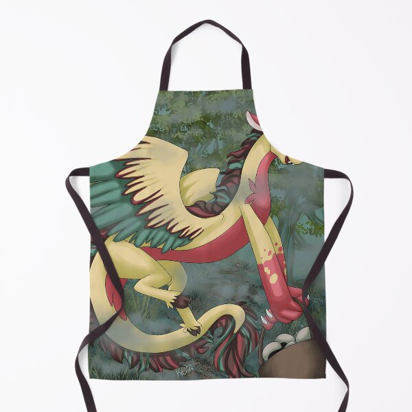Item preview, Fantasy Dragon Creature Collecting Eggs Woodland Scene designed and sold by ValeriusBeaumon.