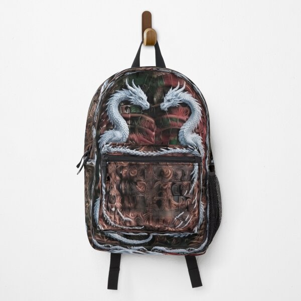 Item preview, Frosted Dragon Backpack designed and sold by DraysDesigns.