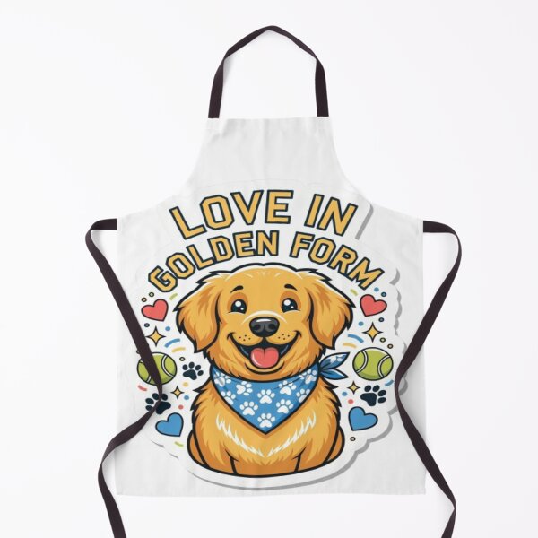 Item preview, Love In Golden Form – Cute Golden Retriever designed and sold by ClaussShop.