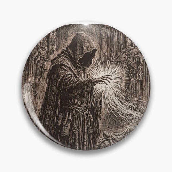 Item preview, Dark Cathedral - The Healing Rite in Infirmary Linocut designed and sold by Neurospicy Trolls.