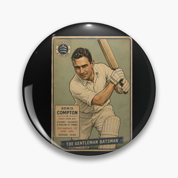 Item preview, Denis Compton Cricket - Trading Card designed and sold by halibutgoatramb.