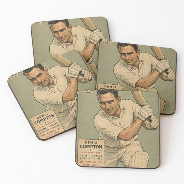 Item preview, Denis Compton Cricket - Trading Card designed and sold by halibutgoatramb.