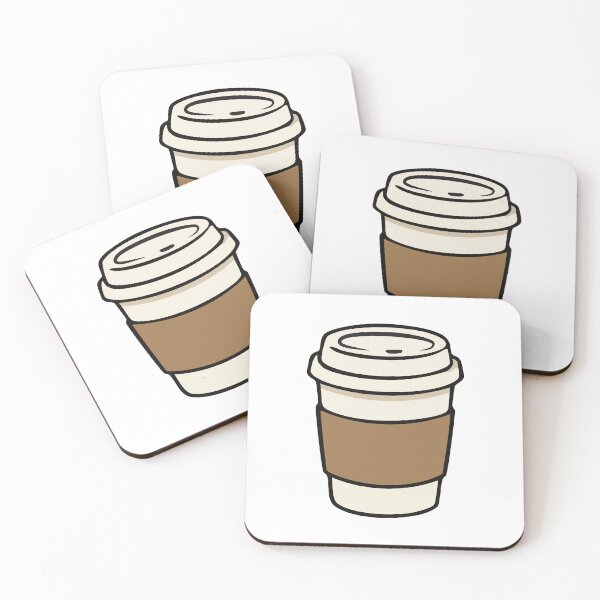 Item preview, Blank Takeaway Coffee Cup Sticker Design designed and sold by VectorForge Studio.