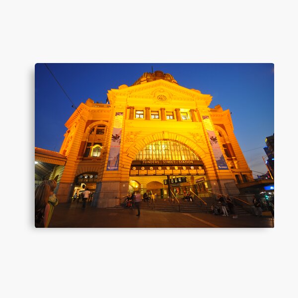 Flinders Street Station in Melbourne, Victoria Canvas Print