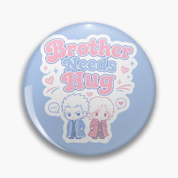 Item preview, Brother Needs a Hug Funny DMC Sibling Gamer Merch designed and sold by SlightlyUnreal.