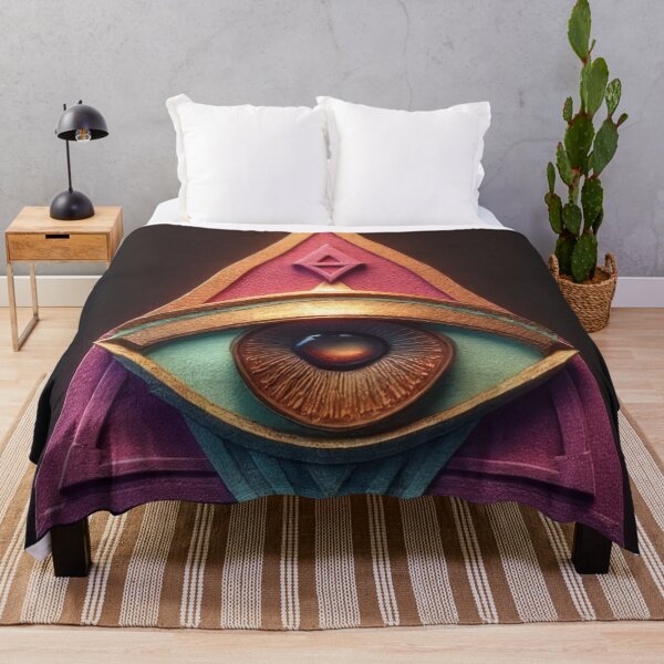 Item preview, The Eye of God on a stylized triangle designed and sold by Mianku | Für das Leben.
