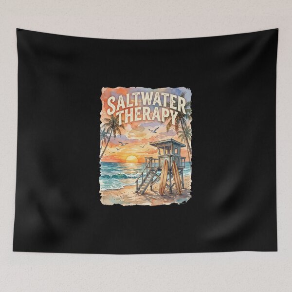 Item preview, Saltwater Therapy - Beach Vacation designed and sold by dudelinart.