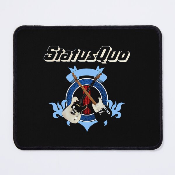Item preview, Crossed Guitars with Blue Ribbon Emblem designed and sold by JanieBinggeli.