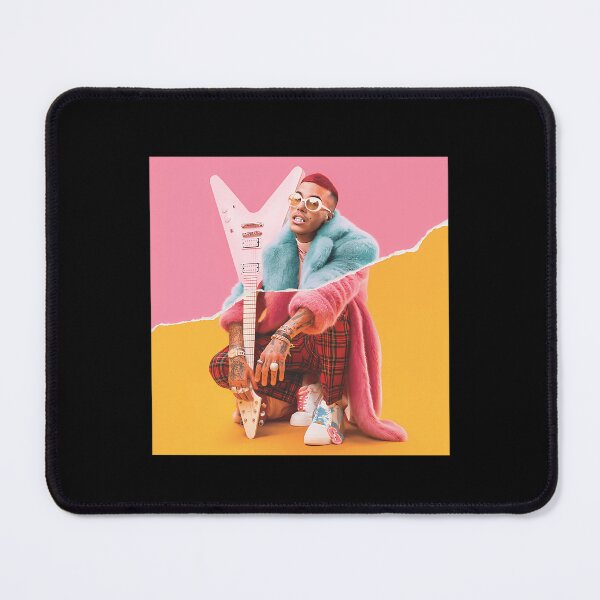 Item preview, Colorful Pop Star with Pink Guitar and Fur Coat designed and sold by JanieBinggeli.