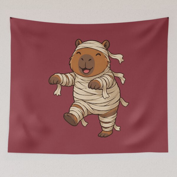 Item preview, Capybara Halloween Mummy designed and sold by Ivy-Triggs.