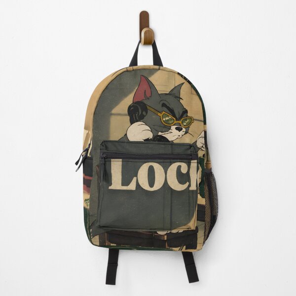 Item preview, Funny Lock In Money Motivational Cartoon Tomcat Wall Art Poster designed and sold by ArtsyGlaze.