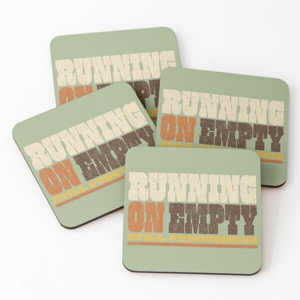 Item preview, Running On Empty Vintage Distressed designed and sold by LockjowArt.