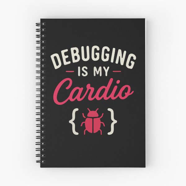 Item preview, Debugging Is My Cardio Funny Programmer Quote designed and sold by Code  Monkeys.