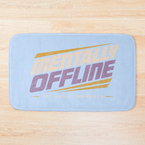 Item preview, Mentally Offline Retro Sports Funny designed and sold by LockjowArt.