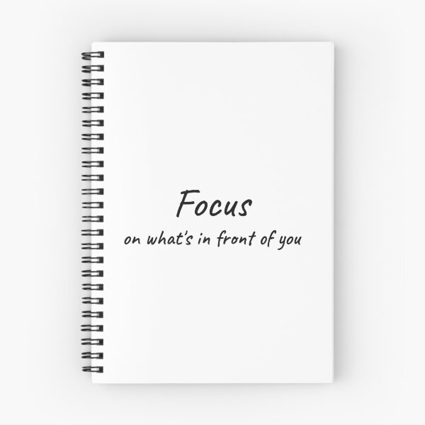 Item preview, Focus on What's in Front of You Motivational Tee designed and sold by low battery meme design.