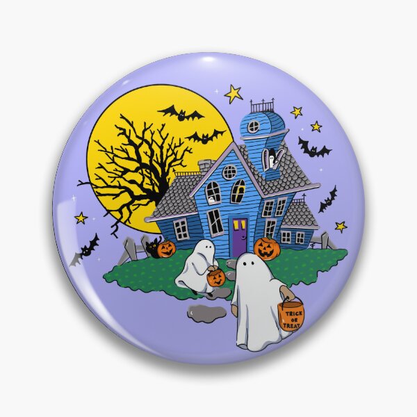 Item preview, Halloween House - Purple Outline  designed and sold by The Abysmall.