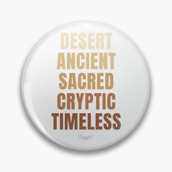 Item preview, Egypt Wall Decor, Desert Ancient Sacred Cryptic Timeless Typography designed and sold by MarkedArtPrints.
