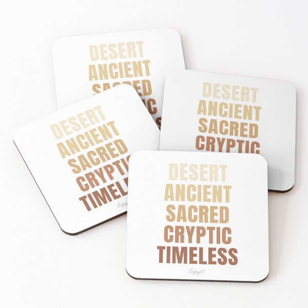 Item preview, Egypt Wall Decor, Desert Ancient Sacred Cryptic Timeless Typography designed and sold by MarkedArtPrints.
