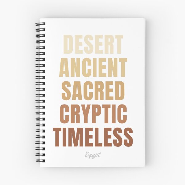 Item preview, Egypt Wall Decor, Desert Ancient Sacred Cryptic Timeless Typography designed and sold by MarkedArtPrints.