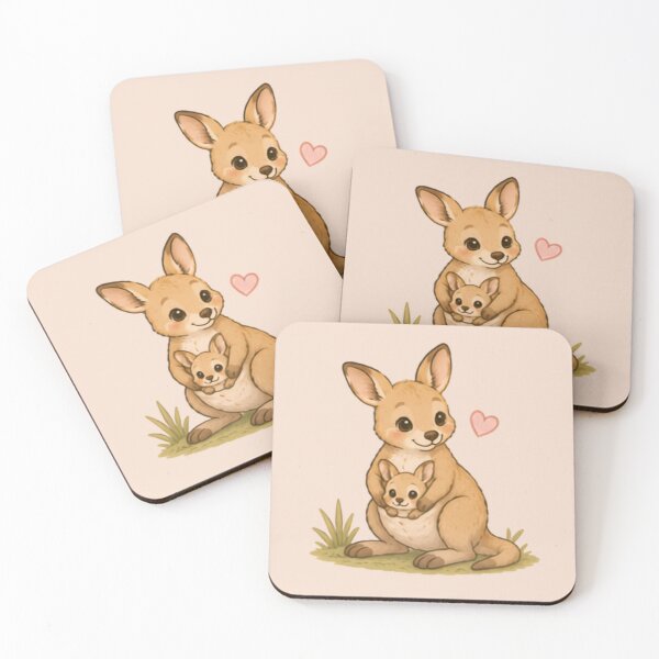 Item preview, Mum & Joey Kangaroo Love designed and sold by MellowMunchkins.
