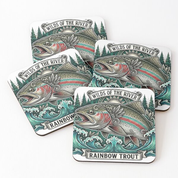 Item preview, Rainbow Trout T-Shirt Design  designed and sold by NoFishToday.
