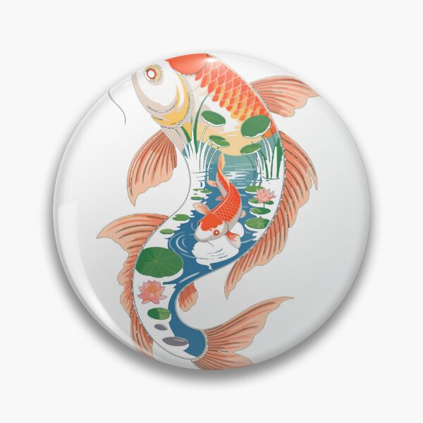 Item preview, S2 Koi Fish (147) T-Shirt_93128438 designed and sold by Voila-creative.