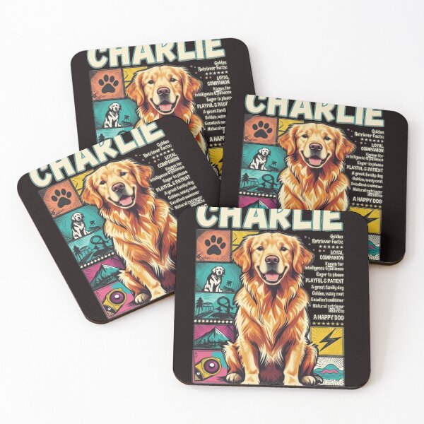 Item preview, Charlie the Golden Retriever designed and sold by BLUESKY11a.