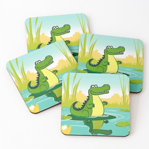 Item preview, Illustration - Friendly Cartoon Animal, Children's Image in an Aquatic Environment designed and sold by World-Pets.
