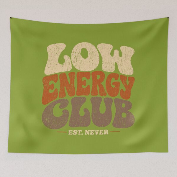 Item preview, Low Energy Club Retro Groovy designed and sold by LockjowArt.