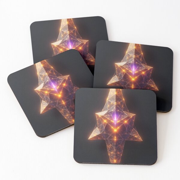 Item preview, Mystical geometric crystal with inner glow. designed and sold by Mianku | Für das Leben.