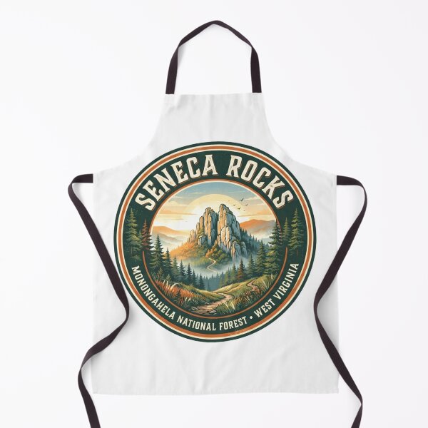 Item preview, Vintage Seneca Rocks West Virginia Travel Badge | Monongahela National Forest designed and sold by Mathias Yakubu Design.