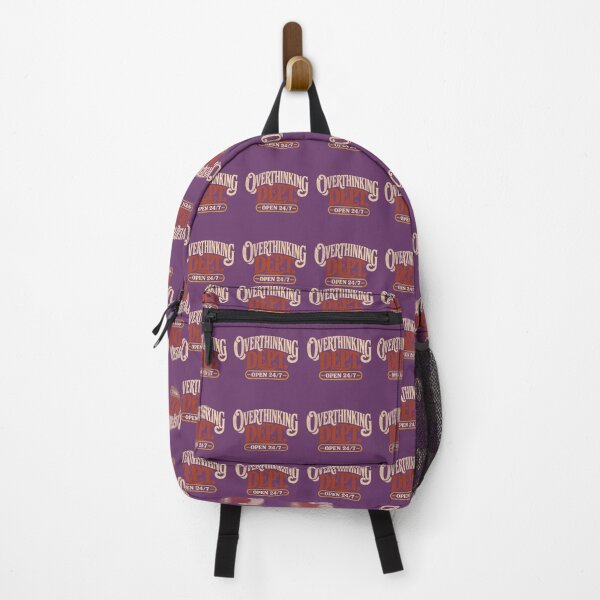 Item preview, Overthinking Dept Vintage Funny Anxiety designed and sold by LockjowArt.