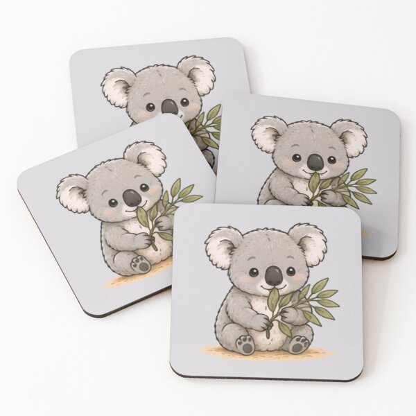 Item preview, Eucalyptus nibbler Koala designed and sold by MellowMunchkins.