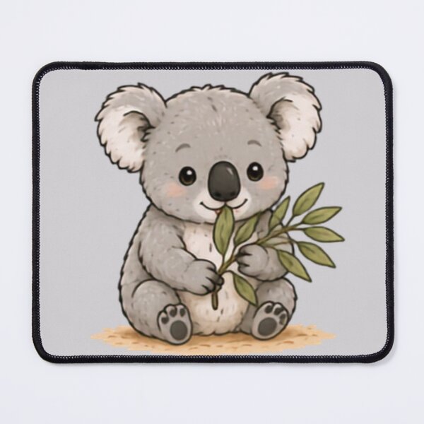 Item preview, Eucalyptus nibbler Koala designed and sold by MellowMunchkins.