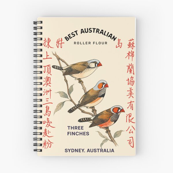 Item preview, Three Finches Best Australian Roller Flour  designed and sold by Corinne Alexa Jackson.