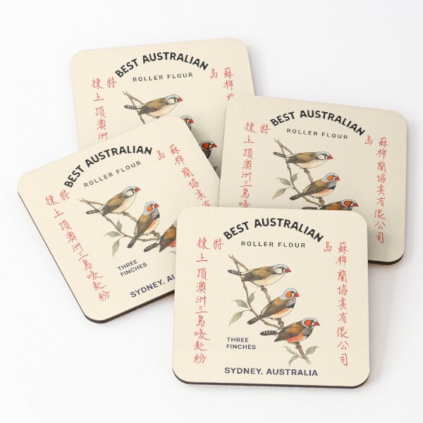 Item preview, Three Finches Best Australian Roller Flour  designed and sold by Corinne Alexa Jackson.