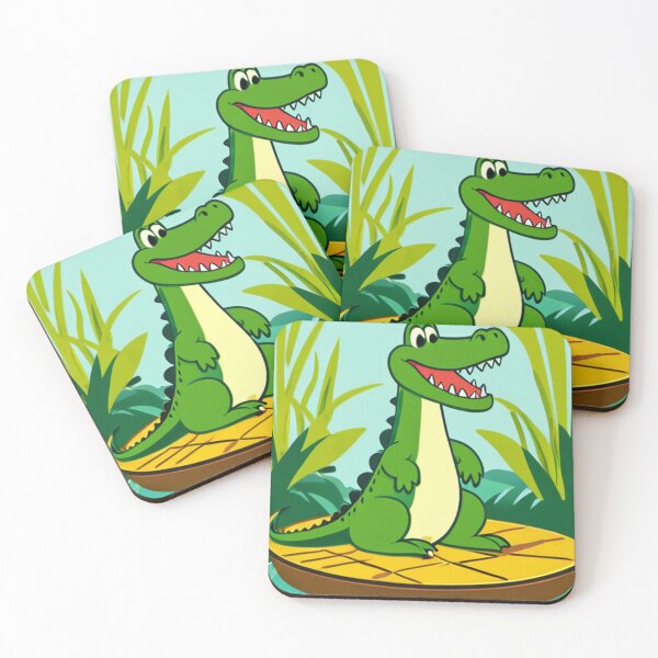 Item preview, Illustration - Friendly Cartoon-Style Reptile, Colorful Children's Representation designed and sold by World-Pets.