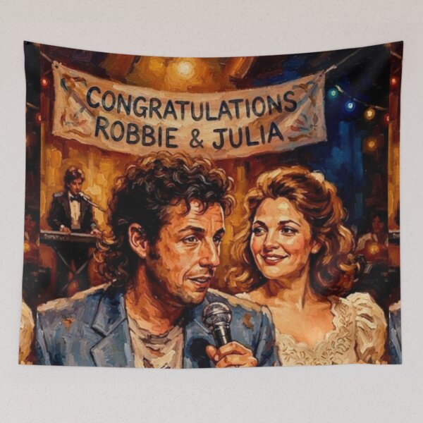 Item preview, The Wedding Singer Romantic Comedy Fine Art Tribute designed and sold by Art's Diner.