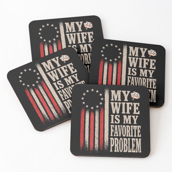 Item preview, My Wife Is My Favorite Problem Married Couple designed and sold by skeastore.