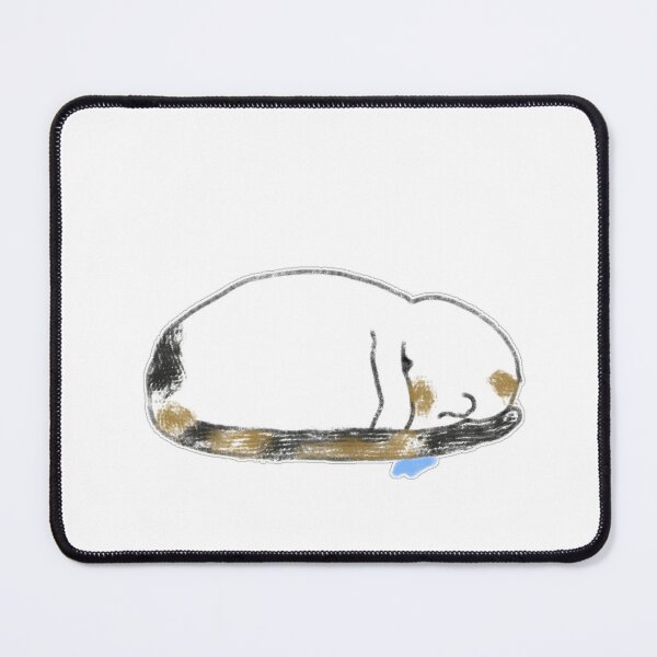 Item preview, Cute Calico Cat Sleeping Back View Sprawled Art designed and sold by raun.draw.