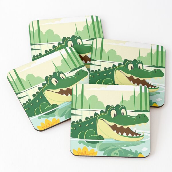 Item preview, Illustration - Friendly Reptile, Evocation of a Peaceful Aquatic World designed and sold by World-Pets.