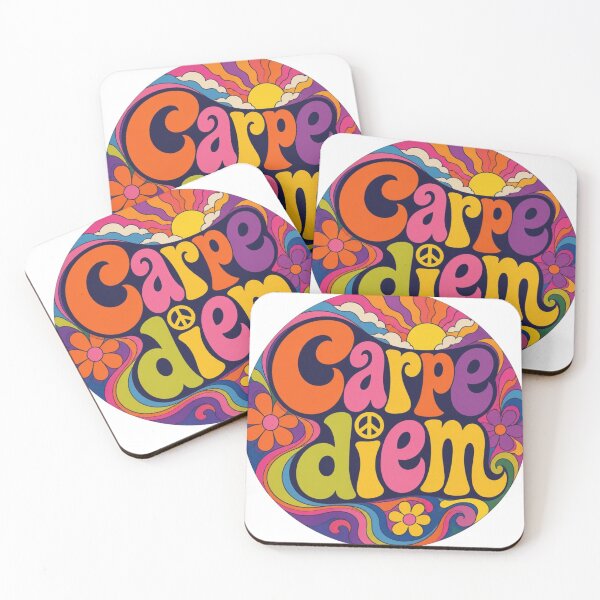 Item preview, Carpe Diem – Retro Psychedelic Design designed and sold by ZombieZooCuties.