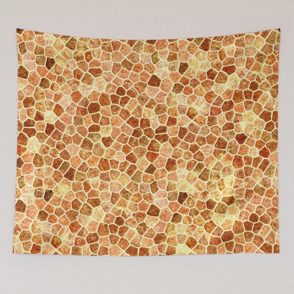 Item preview, Squamous Scaly Pattern In Brown and Cream designed and sold by taiche.
