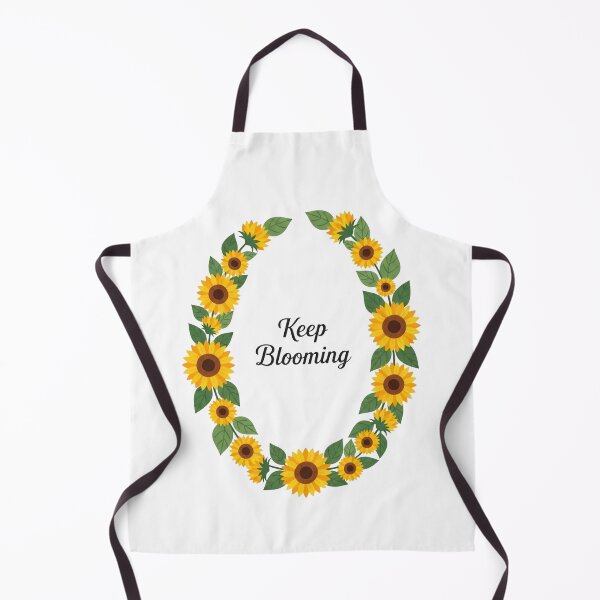 Item preview, Keep Blooming - Sunflower Wreath Floral Graphic Art designed and sold by Dzblack.