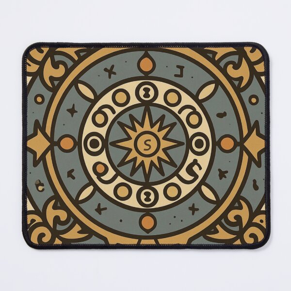 Item preview, Mystic Solar Circle with Ancient Ornament. designed and sold by MissYouONLY.