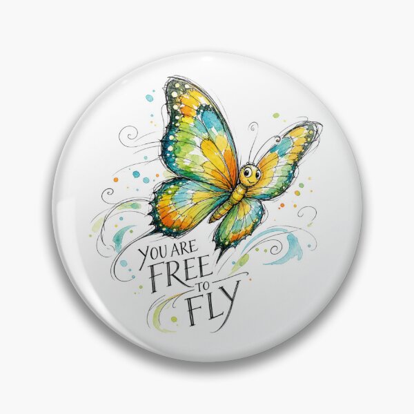 Item preview, Colorful butterfly freedom designed and sold by Radixbarny.