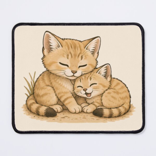 Item preview, Mum & Baby Love Sand Cats designed and sold by MellowMunchkins.